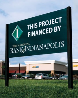 a commercial real estate project financed by the national bank of indianapolis