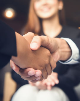 shaking hands