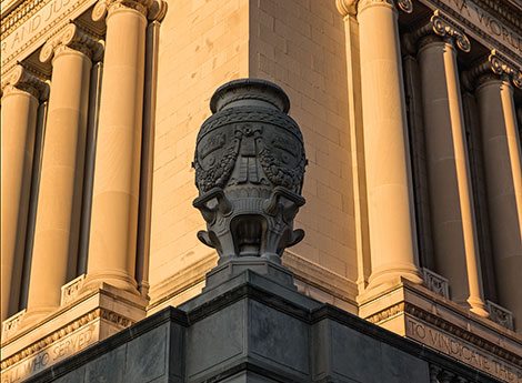 corner of building with columns
