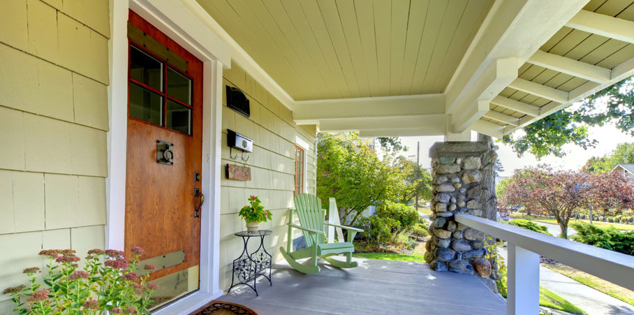 front porch from a mortgage